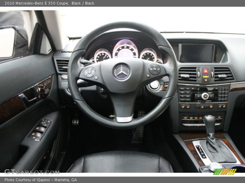Black / Black 2010 Mercedes-Benz E 350 Coupe