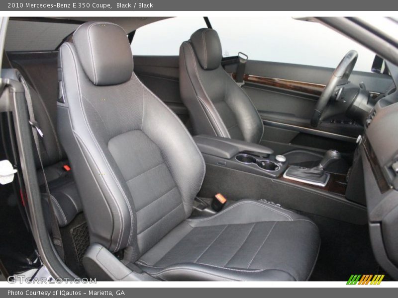 Black / Black 2010 Mercedes-Benz E 350 Coupe