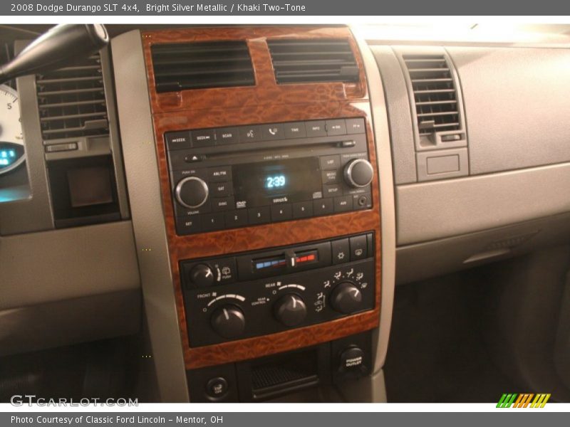 Bright Silver Metallic / Khaki Two-Tone 2008 Dodge Durango SLT 4x4