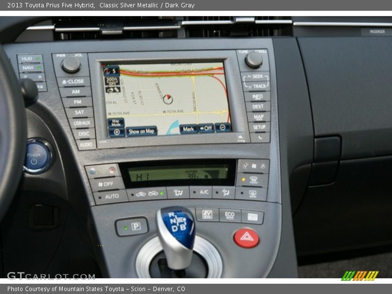 Classic Silver Metallic / Dark Gray 2013 Toyota Prius Five Hybrid