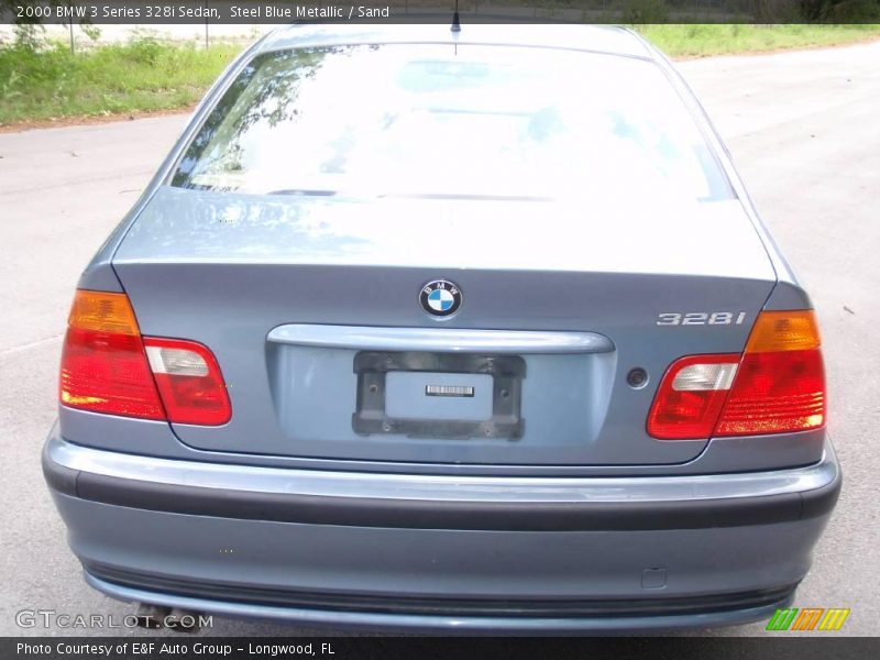 Steel Blue Metallic / Sand 2000 BMW 3 Series 328i Sedan