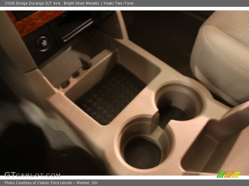 Bright Silver Metallic / Khaki Two-Tone 2008 Dodge Durango SLT 4x4