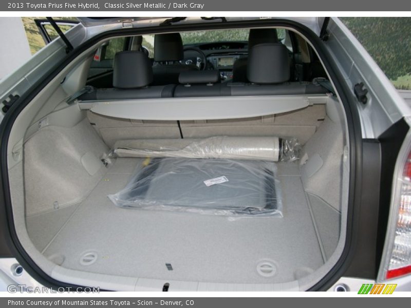Classic Silver Metallic / Dark Gray 2013 Toyota Prius Five Hybrid