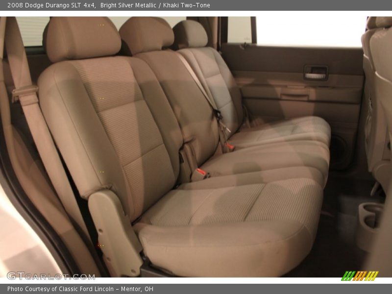 Bright Silver Metallic / Khaki Two-Tone 2008 Dodge Durango SLT 4x4