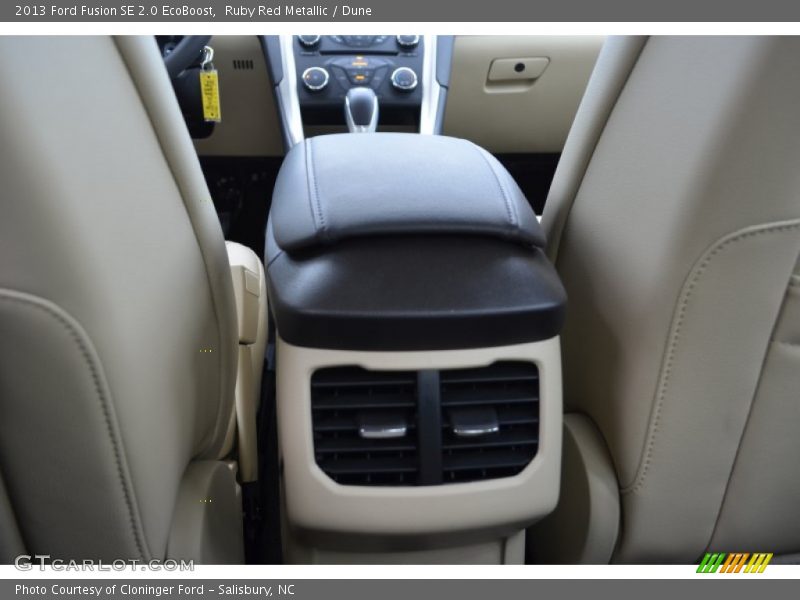 Ruby Red Metallic / Dune 2013 Ford Fusion SE 2.0 EcoBoost