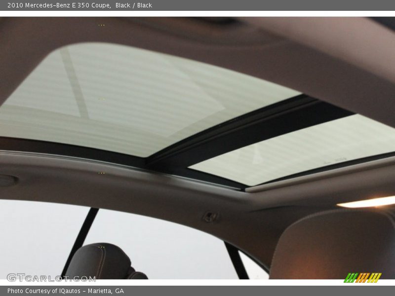 Black / Black 2010 Mercedes-Benz E 350 Coupe