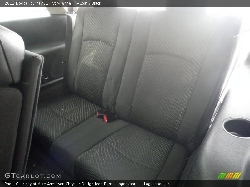 Ivory White Tri-Coat / Black 2012 Dodge Journey SE