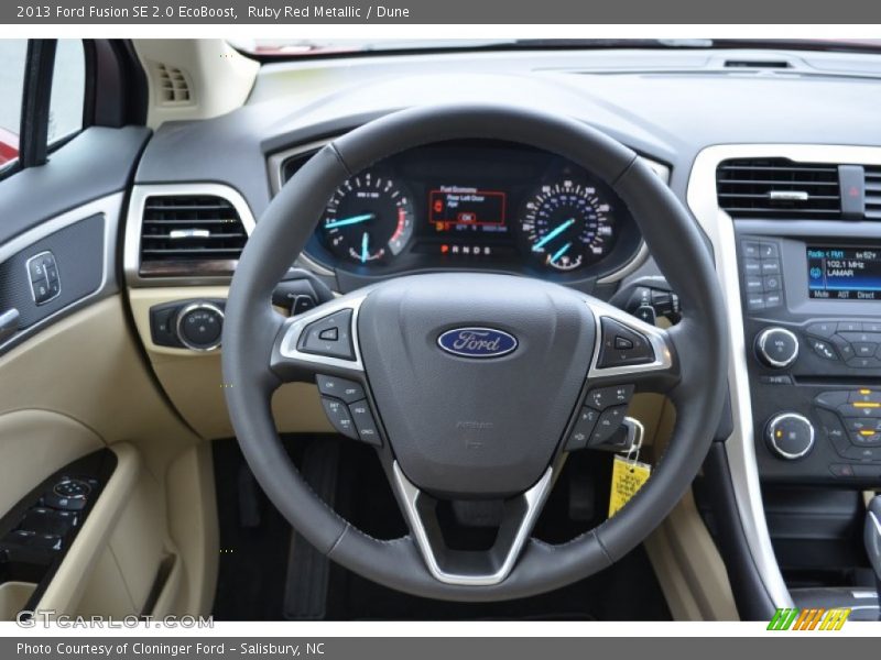  2013 Fusion SE 2.0 EcoBoost Steering Wheel