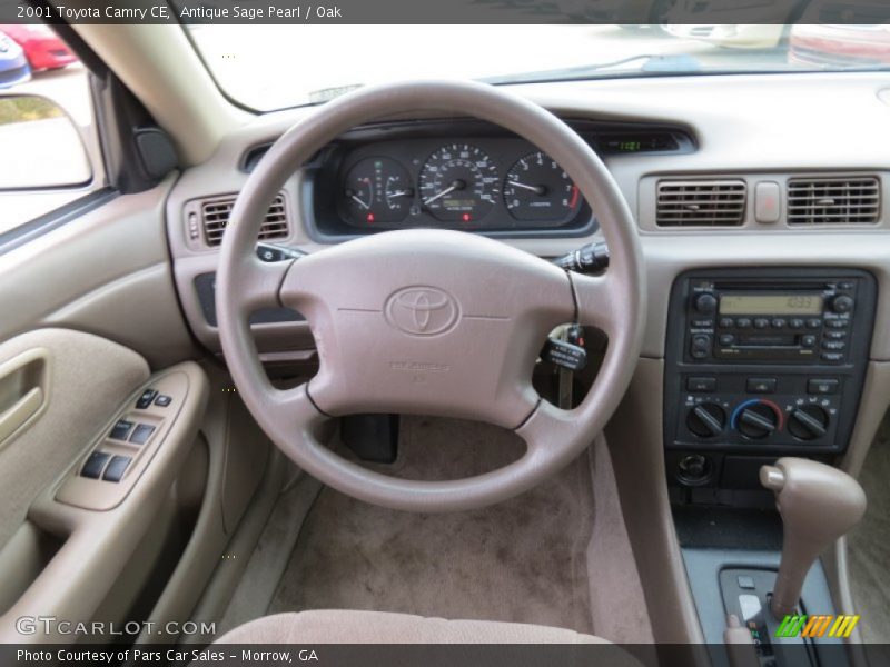Antique Sage Pearl / Oak 2001 Toyota Camry CE