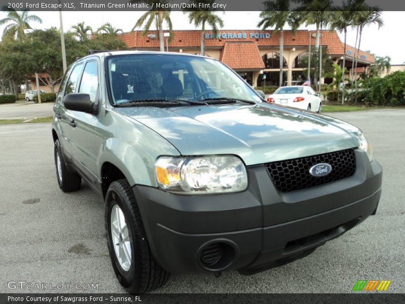Titanium Green Metallic / Medium/Dark Flint Grey 2005 Ford Escape XLS