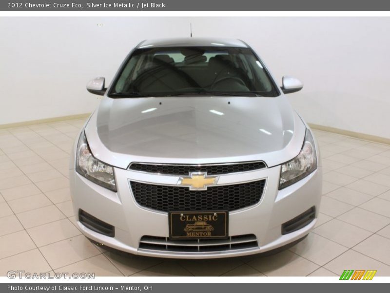 Silver Ice Metallic / Jet Black 2012 Chevrolet Cruze Eco