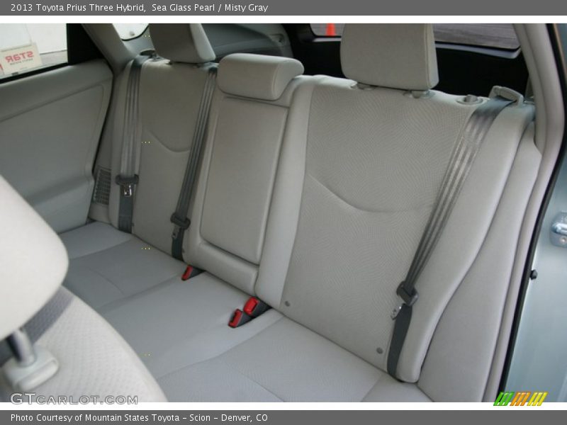 Sea Glass Pearl / Misty Gray 2013 Toyota Prius Three Hybrid