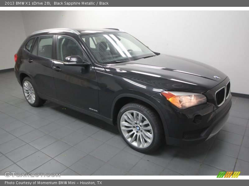 Black Sapphire Metallic / Black 2013 BMW X1 sDrive 28i