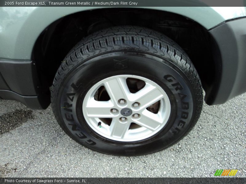 Titanium Green Metallic / Medium/Dark Flint Grey 2005 Ford Escape XLS