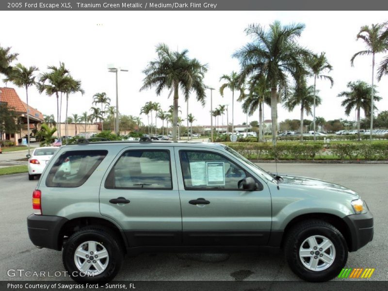 Titanium Green Metallic / Medium/Dark Flint Grey 2005 Ford Escape XLS