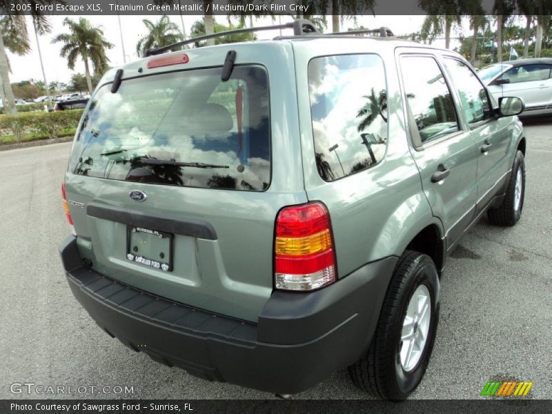 Titanium Green Metallic / Medium/Dark Flint Grey 2005 Ford Escape XLS