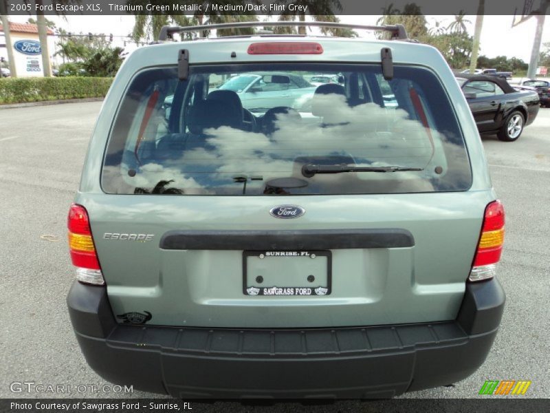 Titanium Green Metallic / Medium/Dark Flint Grey 2005 Ford Escape XLS