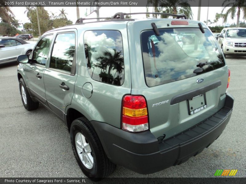 Titanium Green Metallic / Medium/Dark Flint Grey 2005 Ford Escape XLS