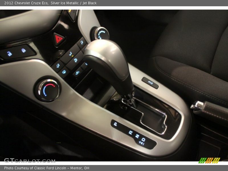 Silver Ice Metallic / Jet Black 2012 Chevrolet Cruze Eco