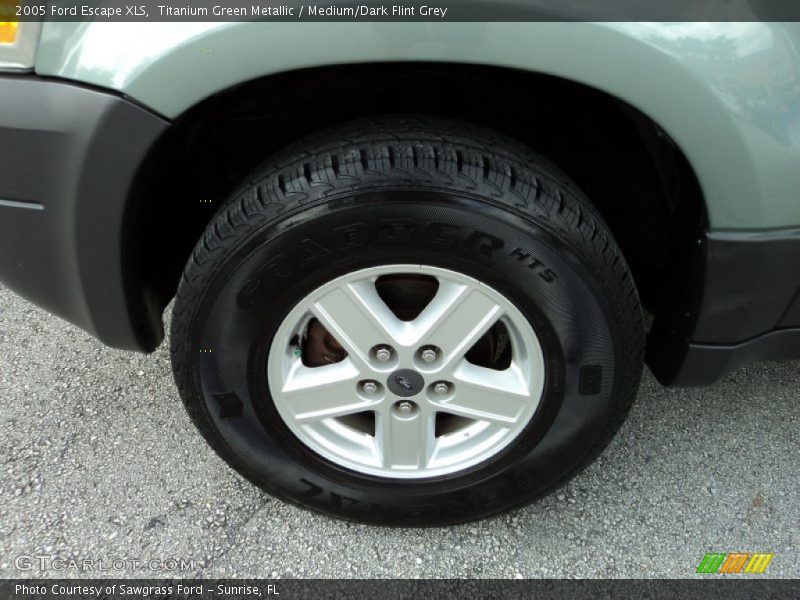 Titanium Green Metallic / Medium/Dark Flint Grey 2005 Ford Escape XLS