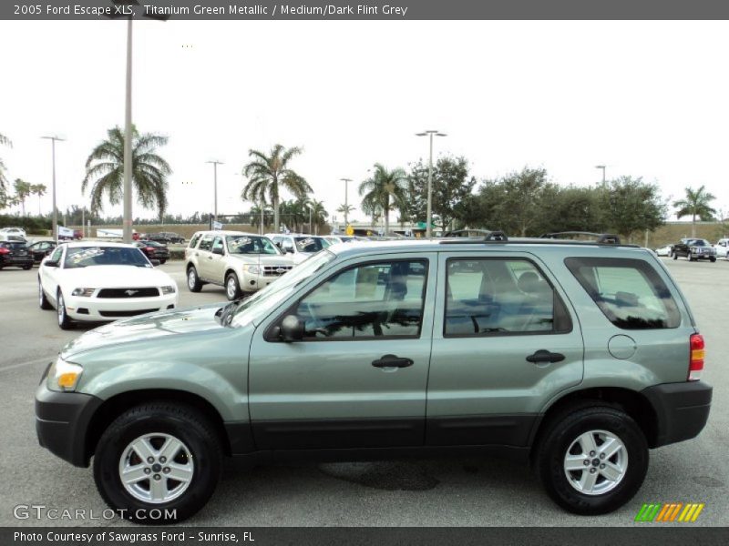 Titanium Green Metallic / Medium/Dark Flint Grey 2005 Ford Escape XLS