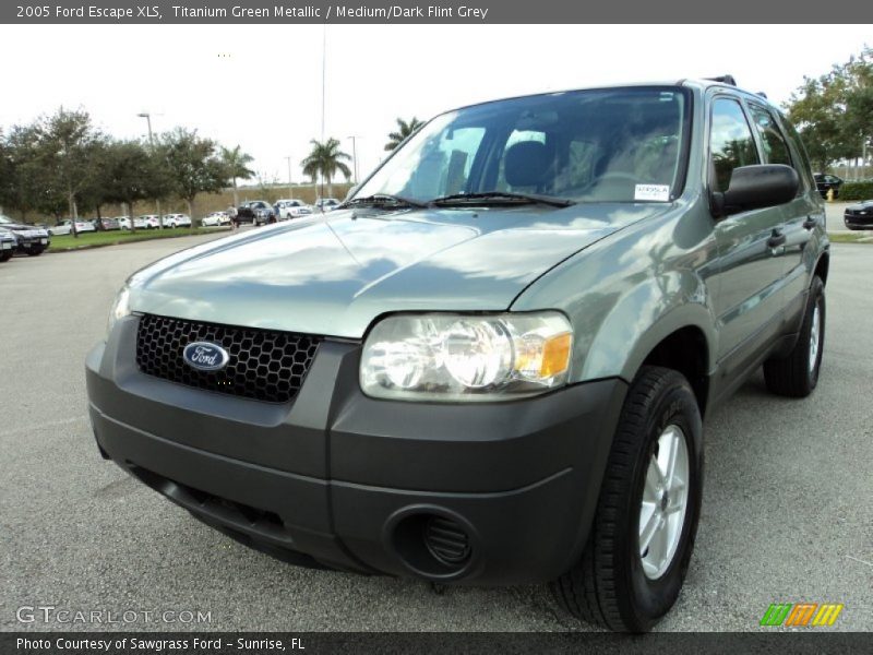 Titanium Green Metallic / Medium/Dark Flint Grey 2005 Ford Escape XLS