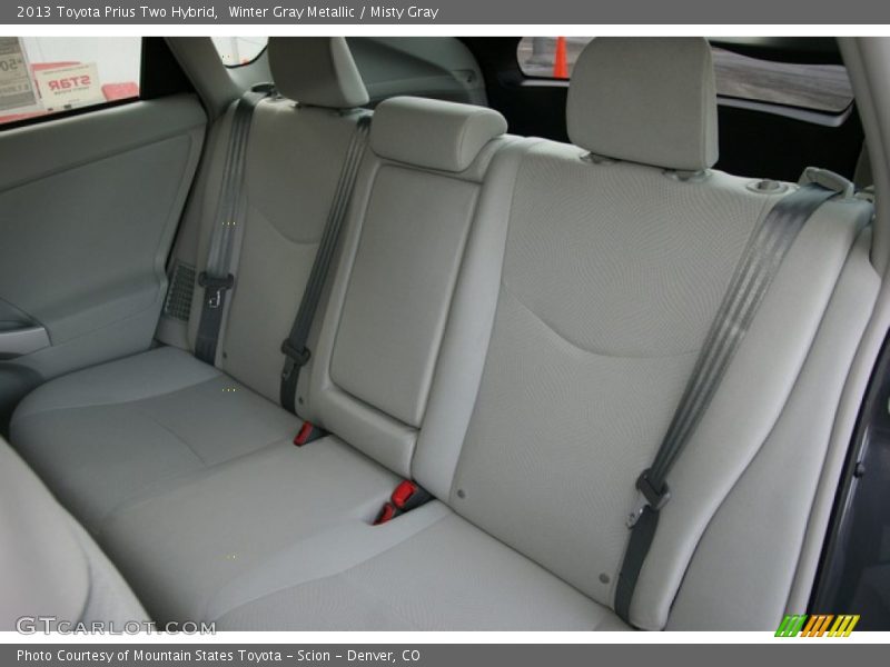 Winter Gray Metallic / Misty Gray 2013 Toyota Prius Two Hybrid