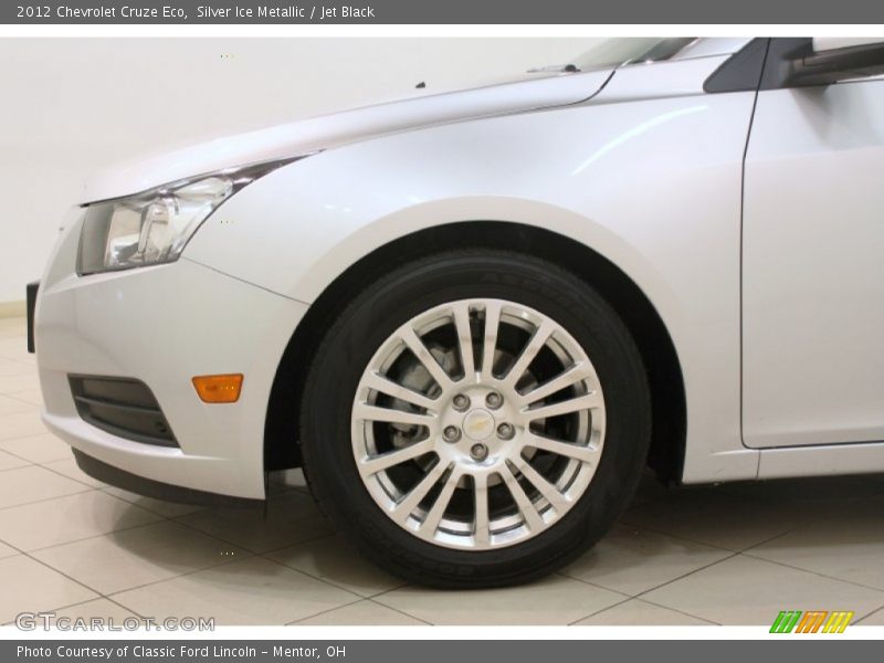 Silver Ice Metallic / Jet Black 2012 Chevrolet Cruze Eco