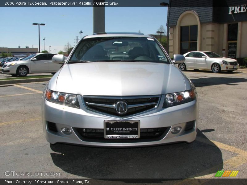 Alabaster Silver Metallic / Quartz Gray 2006 Acura TSX Sedan