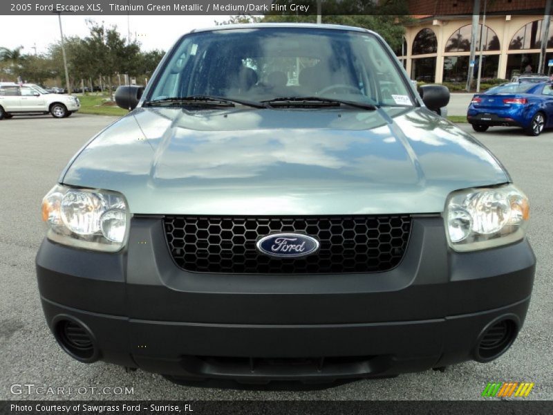 Titanium Green Metallic / Medium/Dark Flint Grey 2005 Ford Escape XLS