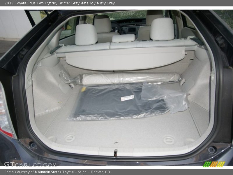 Winter Gray Metallic / Misty Gray 2013 Toyota Prius Two Hybrid