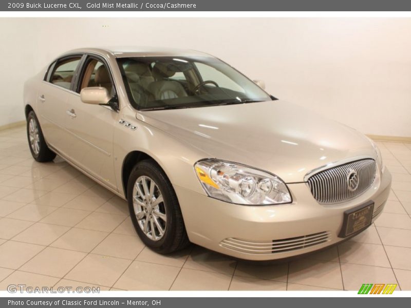 Gold Mist Metallic / Cocoa/Cashmere 2009 Buick Lucerne CXL