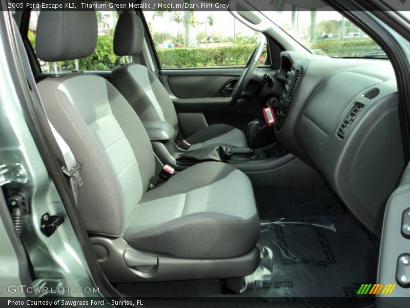 Titanium Green Metallic / Medium/Dark Flint Grey 2005 Ford Escape XLS