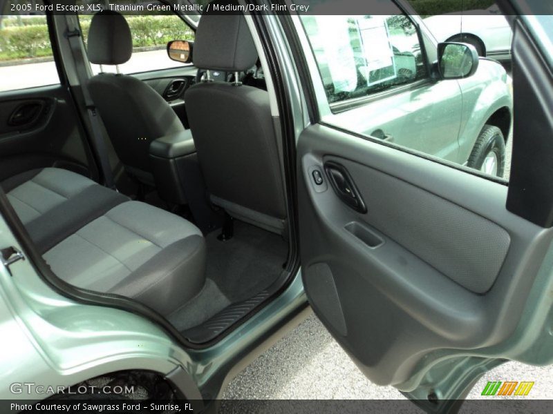Titanium Green Metallic / Medium/Dark Flint Grey 2005 Ford Escape XLS