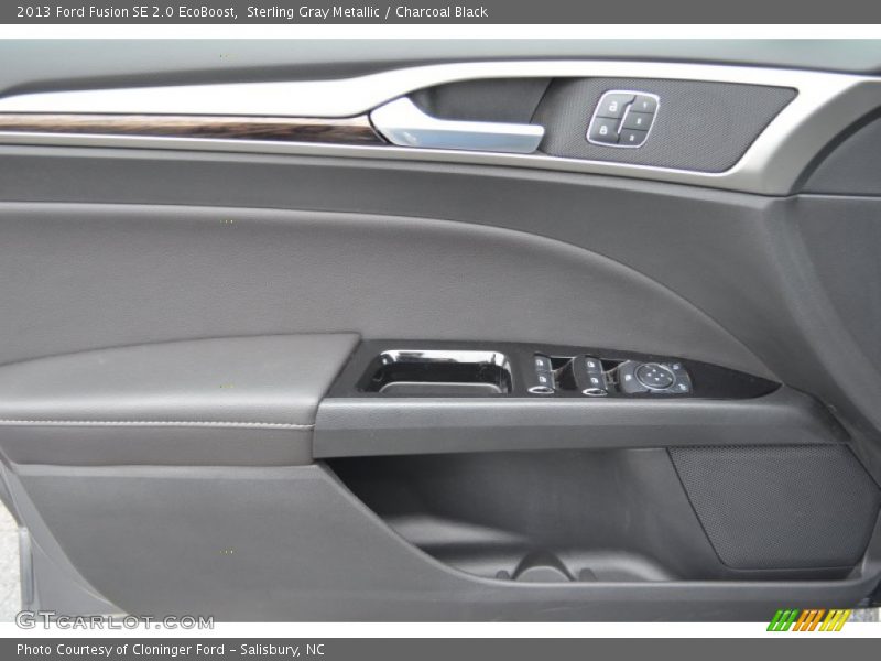Sterling Gray Metallic / Charcoal Black 2013 Ford Fusion SE 2.0 EcoBoost