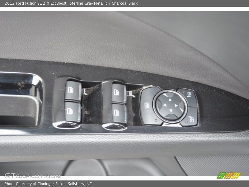 Sterling Gray Metallic / Charcoal Black 2013 Ford Fusion SE 2.0 EcoBoost