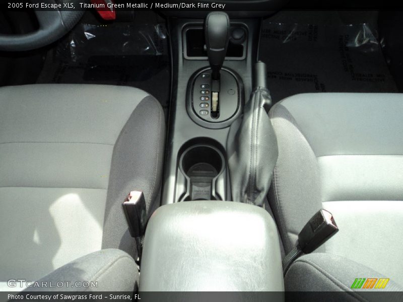 Titanium Green Metallic / Medium/Dark Flint Grey 2005 Ford Escape XLS