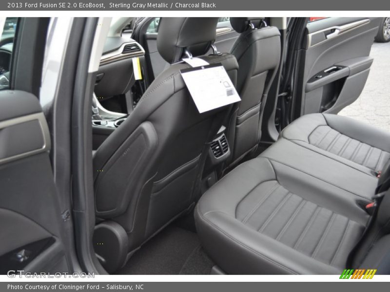 Sterling Gray Metallic / Charcoal Black 2013 Ford Fusion SE 2.0 EcoBoost