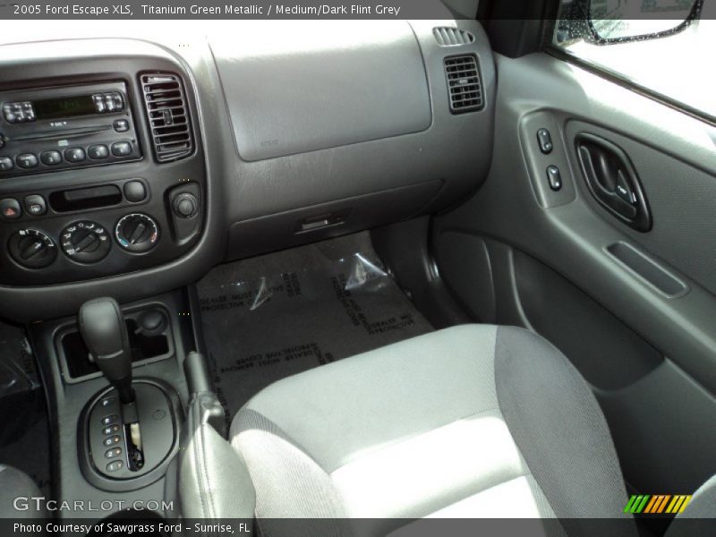 Titanium Green Metallic / Medium/Dark Flint Grey 2005 Ford Escape XLS