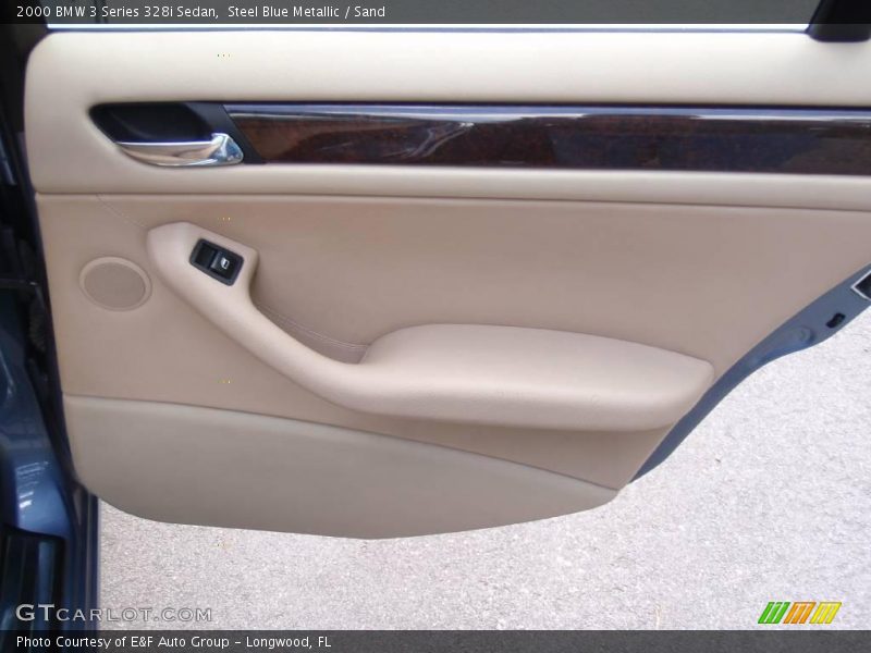 Steel Blue Metallic / Sand 2000 BMW 3 Series 328i Sedan