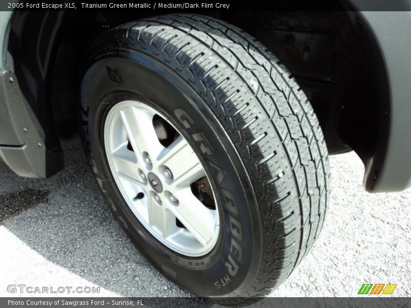 Titanium Green Metallic / Medium/Dark Flint Grey 2005 Ford Escape XLS