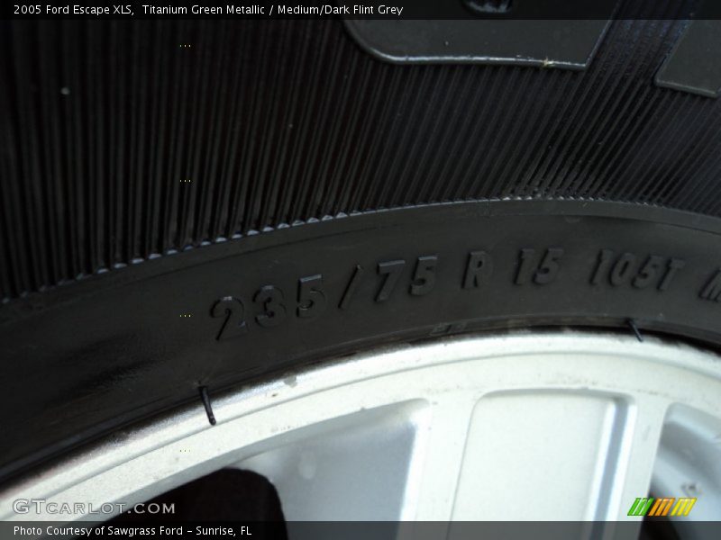 Titanium Green Metallic / Medium/Dark Flint Grey 2005 Ford Escape XLS