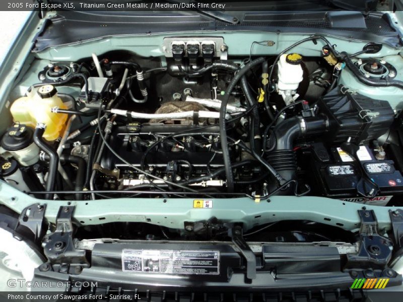Titanium Green Metallic / Medium/Dark Flint Grey 2005 Ford Escape XLS