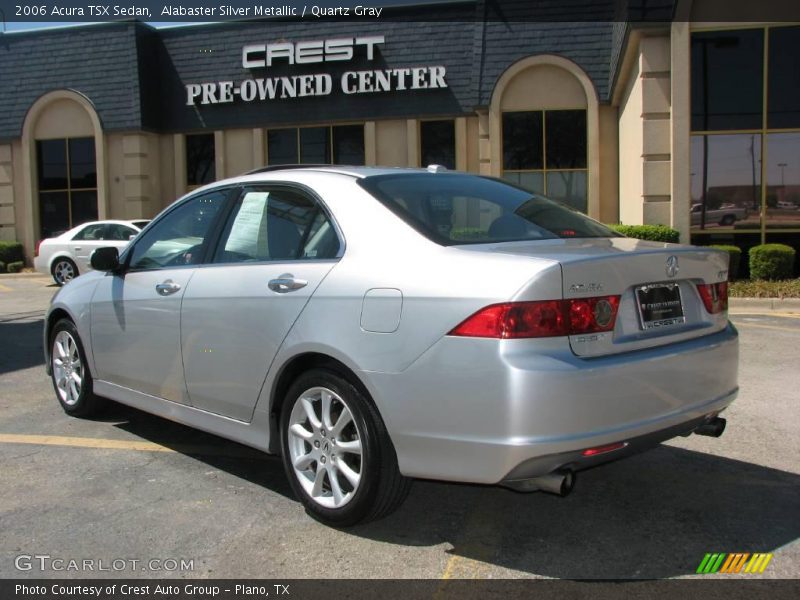 Alabaster Silver Metallic / Quartz Gray 2006 Acura TSX Sedan