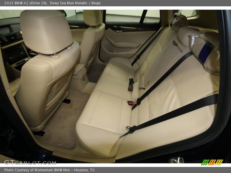 Deep Sea Blue Metallic / Beige 2013 BMW X1 sDrive 28i