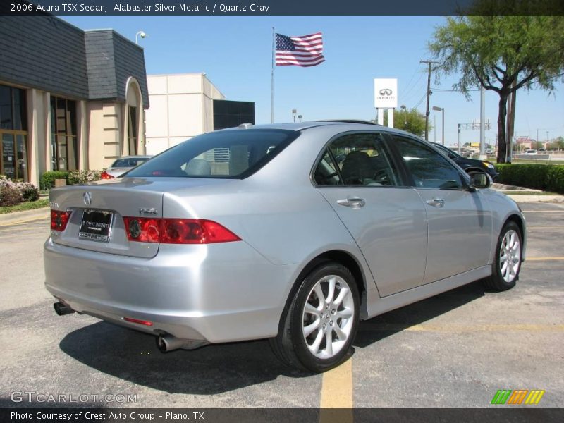 Alabaster Silver Metallic / Quartz Gray 2006 Acura TSX Sedan