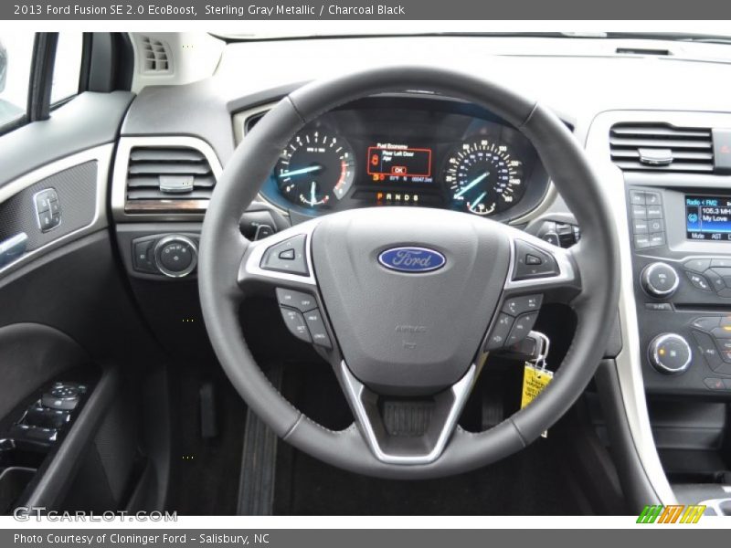  2013 Fusion SE 2.0 EcoBoost Steering Wheel