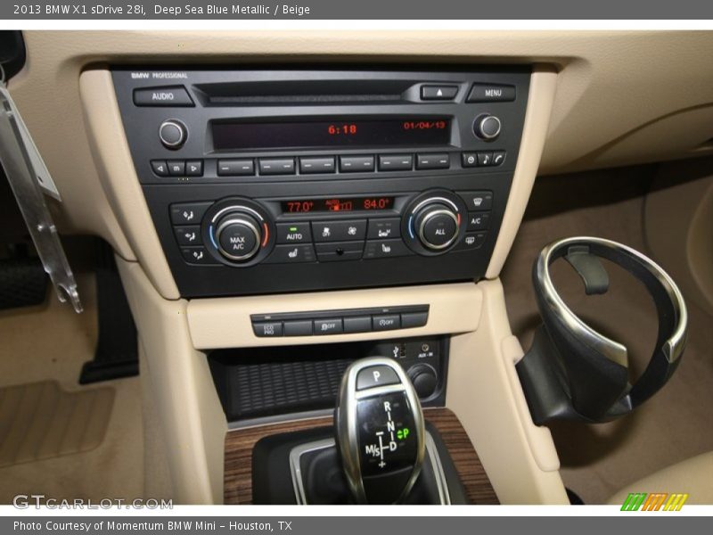 Deep Sea Blue Metallic / Beige 2013 BMW X1 sDrive 28i