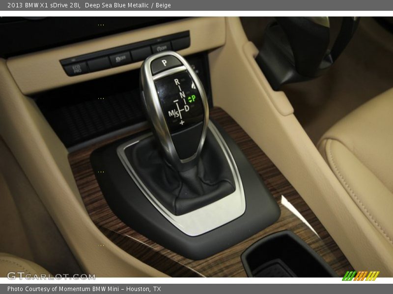 Deep Sea Blue Metallic / Beige 2013 BMW X1 sDrive 28i