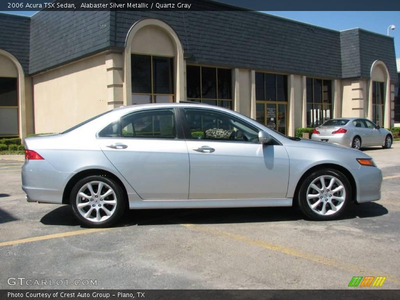 Alabaster Silver Metallic / Quartz Gray 2006 Acura TSX Sedan